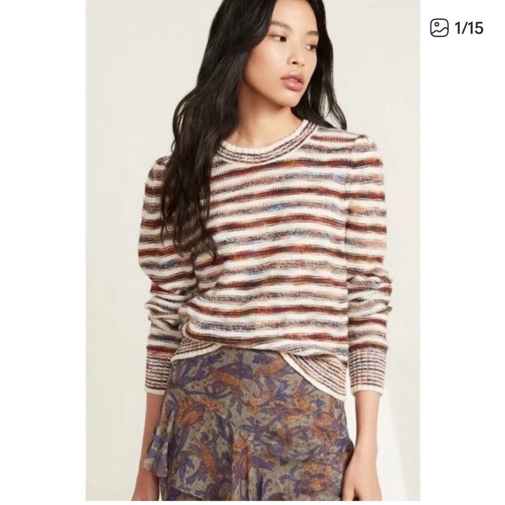 Veronica Beard Striped Multicolor Sweater